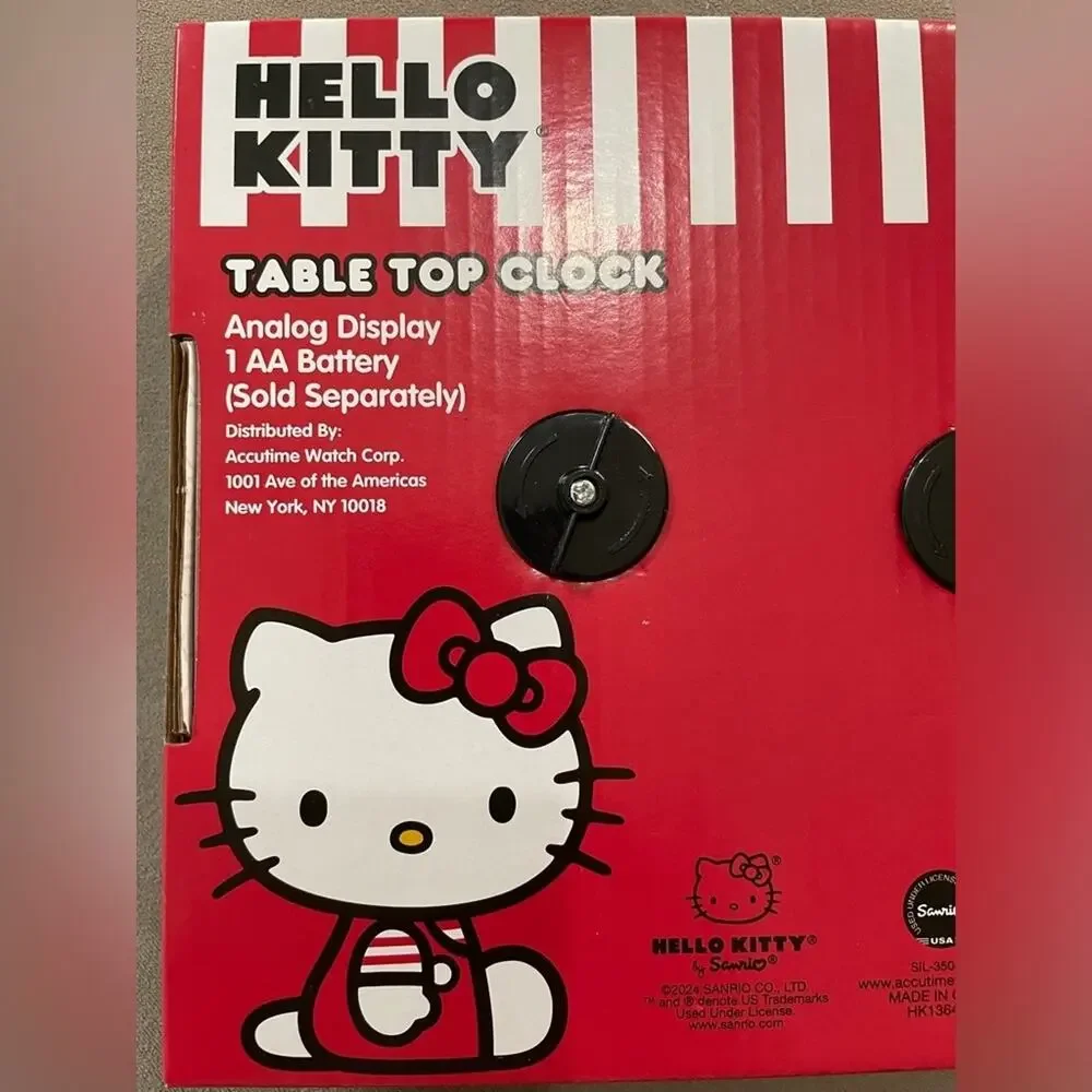 Hello Kitty Table Top clock